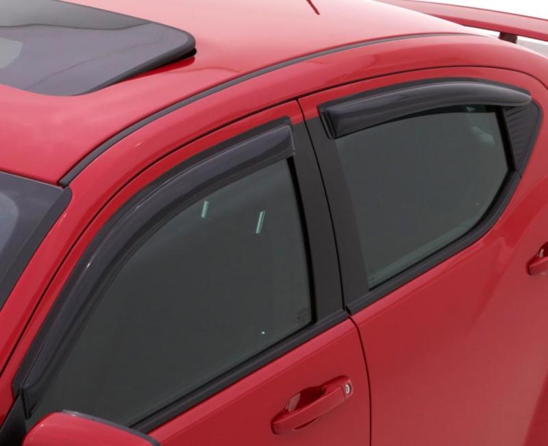 AVS 12-18 Kia RIO Hatch (Hatch Only) Ventvisor Outside Mount Window Deflectors 4pc - Smoke