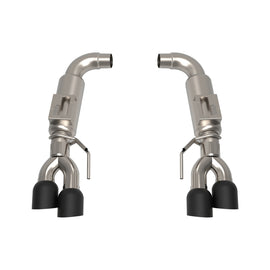 Kooks 2018+ Mustang 5.0L 4V OEM x 3in Axle-Back Exh w/3in Round Race Mufflers 4in Black Quad Tips