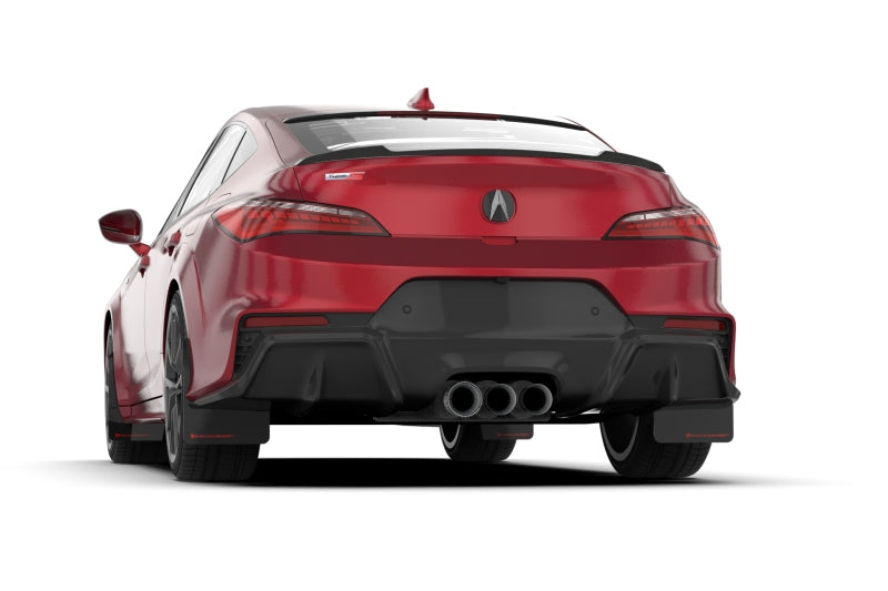 Rally Armor 23-24 Acura Integra A-Spec Black UR Mud Flap W/Blue Logo (No Drilling Req.)