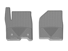 Load image into Gallery viewer, WeatherTech 2019+ Chevrolet Silverado 1500 Crew Cab Front Rubber Mats - Grey