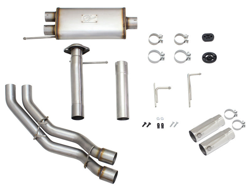 aFe Rebel Exhausts 3in SS Cat-Back 09-14 Ford F-150 4.6/5.0/5.4L w/ Polished Tips