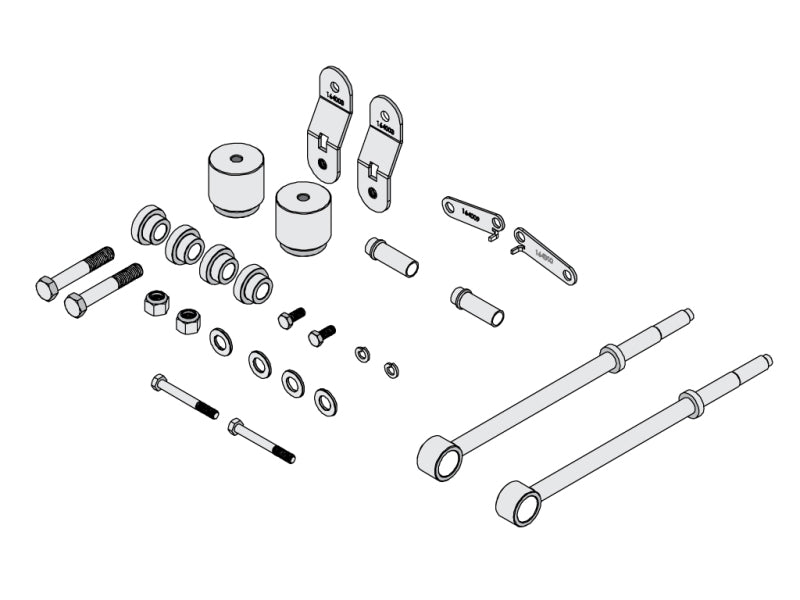 ICON 05-07 Ford F-250/F-350 Front 4.5in Box Kit