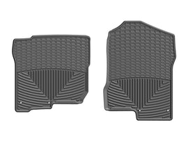 WeatherTech 2017+ Nissan Titan (Heating Vents Under Front Row Seats) Front Rubber Mats - Black