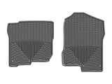 WeatherTech 2017+ Nissan Titan (Heating Vents Under Front Row Seats) Front Rubber Mats - Black