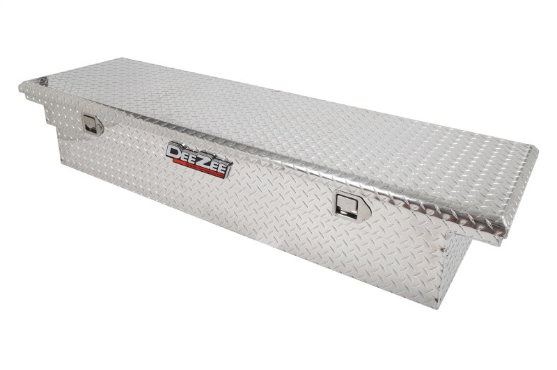 Deezee Universal Tool Box - Red Crossover - Single Lid BT Alum