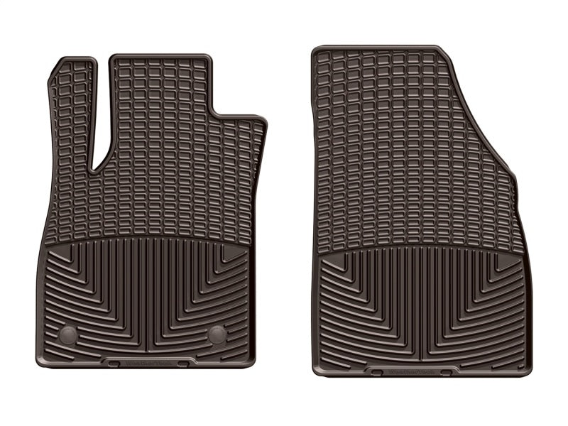 WeatherTech 2013-2019 Chevrolet Trax Front Rubber Mats - Cocoa