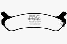 Load image into Gallery viewer, EBC 89-94 Hyundai Sonata 3.0L Yellowstuff Rear Brake Pads