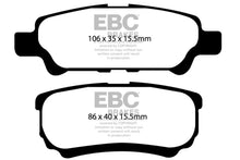 Load image into Gallery viewer, EBC 06-12 Dodge Caliber 2.4 Extra Duty Rear Brake Pads