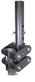 Gen-Y Spartan Torsion-Flex 5in Offset 4in RD Tube Gooseneck 2-5/16in Coupler Standard Height