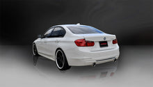 Load image into Gallery viewer, Corsa 12-14 BMW 335i Sedan AWD F30 3in Polished Touring Dual Rear Single 3.5in Tip Cat-Back