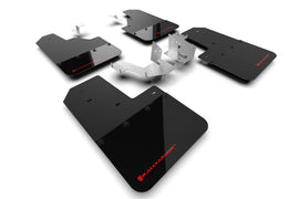 Rally Armor 21-25 Ford Bronco (Plstc Bmpr - NO Rptr/Sprt - NO RR/RB) Blk Mud Flap w/Red Logo