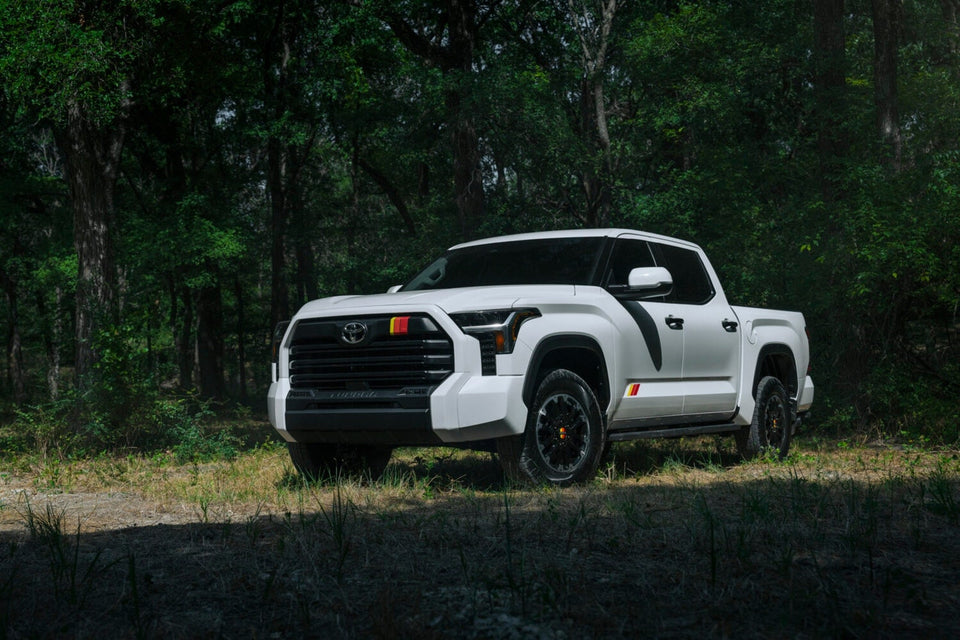 Third-generation Toyota Tundra TRD Rally in white